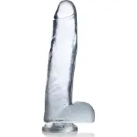 Jock C-Thru Transparante Dildo - 31 cm.