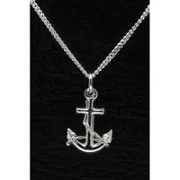 MOOYE ® - Collectie Zilveren Anker kabel ketting hanger