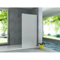 Aloni Pure Inloopdouche Matglas 90cm Met Antikalk & Chroom Profiel - Veiligheidsglas - Douche - 5404024113572