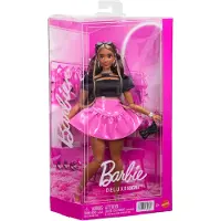 Barbie Deluxe Stijl Pop - Met roze vinyl Barbiecore-rok - Modepop