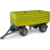 BRUDER Fliegl Kiepwagen Groen groen Kunststof Speelgoedvoertuig