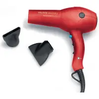 Diva Pro Styling Veloce 3800 Pro Professioneller Haartrockner, Rot – 2200 W mit Ionen-Pflege, EDT108