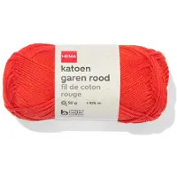 HEMA Katoen garen 50g 105m rood
