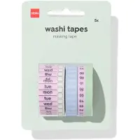 HEMA Washi tapes planner - 5 stuks