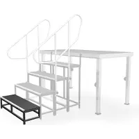 LightmaXX ALU-STAGE trede 20 1 trede, 20cm - Accessoires