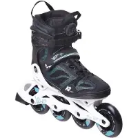 K2 Vo2 90 Boa Dames Inline Skate Zwart / Groen 08.5 / 39.5