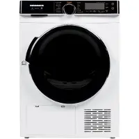 HEISSNER HHPD-M9K3A+++ Warmtepompdroger 9 Kg – 14 Droogprogramma’s – LED-Display – Touchbediening – Anti-Kreuk – Kinderslot – Wit – 5 Jaar Garantie