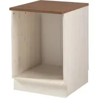 DOMUS Anita-Ovenkast - Wit/Honing