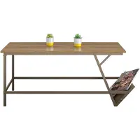 DOMUS Regal-Salontafel - Walnootlook