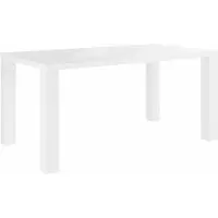 DOMUS Sky - Eettafel 160x90 cm in wit MDF (75 x 160 x 90 cm)