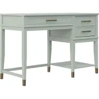 DOMUS Westerleigh - Bureau met liftblad in MDF groen (77 x 115 x 49 cm)