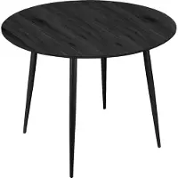 DOMUS Monza-Eettafel - 100 cm - Zwart