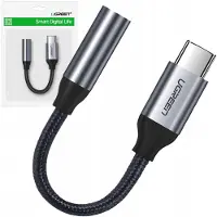 UGREEN - USB-C naar 3.5mm jack kabeladapter - 11 cm