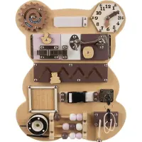 Kruzzel Beer Manipulatiebord 14-in-1: Educatief en Interactief Speelgoed