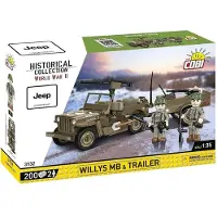 COBI 3132 WILLYS MB & Trailer