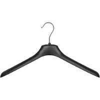 MAUL Kledinghanger 9451790 9451790 (b x h x d) 62 x 245 x 439 mm Kunststof Zwart 20 stuk(s)