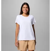 Columbia Bluevista Hill T-shirt Met Korte Mouwen Wit XS Vrouw