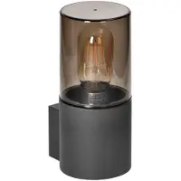 Adviti SALVIA Wandlamp, tuinlamp, E27, IP54, grijs