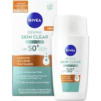 Nivea Derma Skin Clear Daily UV Fluid LSF 50+ Zonnecrème 40 ml