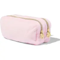 HEMA Etui 20x7x9cm fluffy met dubbele rits (roze)