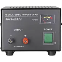 Voltcraft FSP-1136, laboratoriumvoeding, vaste spanning 13,8 V, 6 A, 85 W, aantal uitgangen: 1