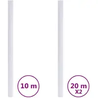 vidaXL Raamfolies mat PVC wit