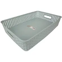 C&T Opbergmand Pastelblauw 7,5l40x26,5xh8cm