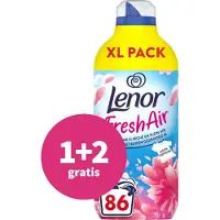 Lenor 1+2 Gratis: Wasverzachter Fresh Air Bloesem 86 Wasbeurten 1204 Ml