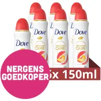 Dove Advanced Care Go Fresh Peach & White Blossom anti-transpirant deodorant spray - 6 x 150 ml