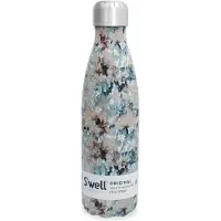 Swell Original Waterfles, Bosbloemen, 500ml. Vacuüm geïsoleerde drinkfles voor koude en warme dranken - BPA-vrije roestvrijstalen drinkfles voor onderweg