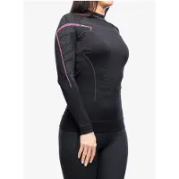 BRUECK Dames Thermoshirt - met Nilit Innergy - Zwart/Roze - XL