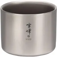 Snow Peak - Ti-Double Stacking Mug M300 - Beker 300 ml, grijs