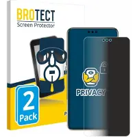 BROTECT - privacy screenprotector voor Huawei Mate 60 Pro Plus - Folie Beschermfolie Blauwlichtfilter 2 Stuks