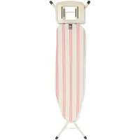 HEMA Brabantia strijkplank A 110x30cm voor strijkijzer strepen roze (zand)