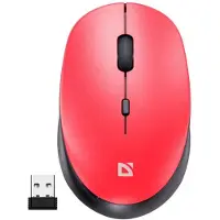 Defender Auris MB-027 - Draadloze Optische Muis - Stil - Ergonomisch - Rood