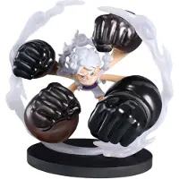 Bandai Banpresto One Piece World Collectable Figure, speciale PVC-beeld van Monkey D. Luffy, Gear 5, Gum Dawn Gatling, 12 cm