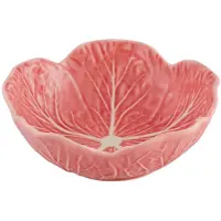 Bordallo Pinheiro Bowl kom cabbage Pink - bowl 17,5 cm rosa