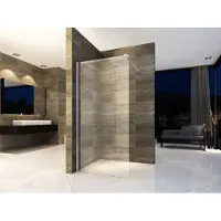 Aloni Pure Inloopdouche Helder Glas 60cm Met Antikalk & Chroom Profiel - Veiligheidsglas - Douche - 5404024113657