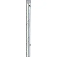Alberts 614966 Schuttingpaal voor gaashekken | thermisch verzinkt | lengte 1150 mm | paal Ø 42 mm
