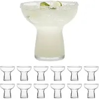 Libbey Symbio Margarita Glazen - Cocktailglazen Set - Ster Motief - Helder Geperst Glas - 303 ml - 12 Stuks