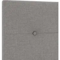 vidaXL LED Hoofdbord Taupe Stof