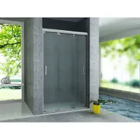 Aloni schuifdeurset voor hoekopstelling, 3-delig, 8 mm (100x200 cm)
