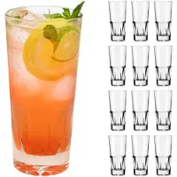 Libbey Gallery Tumblerglazen - Stapelbare Drinkglazen - Helder Glas - 340 ml - 12 Stuks