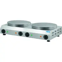 Saro Crepe maker Saro, 2x 35 CM Ø, 76(B) x 43(D) x 17(H), 2x230V/2,4 kW