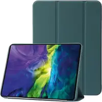 Mobigear Tablethoes geschikt voor Apple iPad 10 (2022) Hoes | Tri-Fold Gel Bookcase - Groen