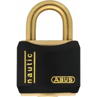 ABUS T84MB/40 Messing Hangslot met Behuizing - Sleutel 8401
