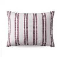 Zelesta Special Hampton Kussensloop Set van 2 - Bordeauxrood 60×70 cm