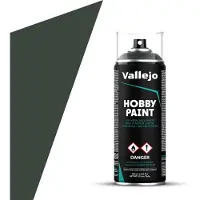 Vallejo Hobbyverf - 28026 Dark Green Primer - Spray - Verf spuitbus - 400 ml