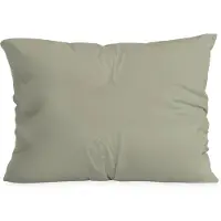 Zelesta Pure Duo Katoen Kussensloop set van 2 - Grijsgroen 60x70cm