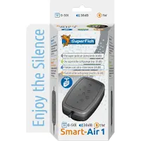 Superfish Aquarium Luchtpomp Smart-Air 1 Zwart